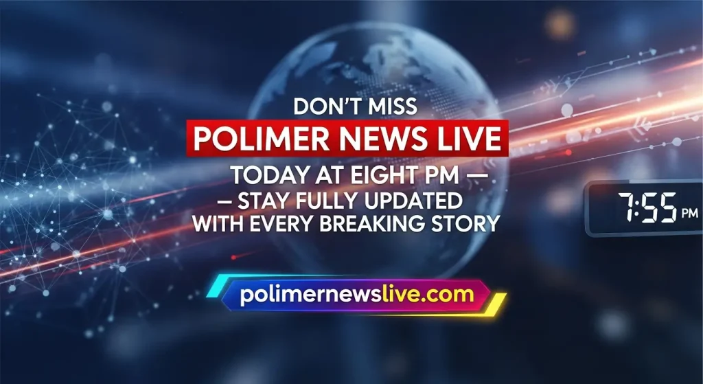 Don Not Miss Polimer News Live Today at Eight PM — Stay Fully Updated with Every Breaking Story