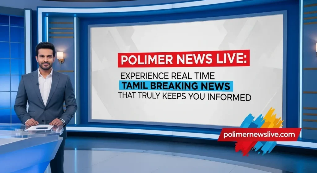 Polimer News Live: Experience Real Time Tamil Breaking News That Truly Keeps You Informed