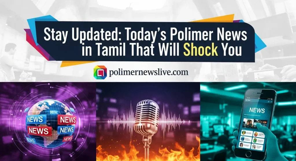 Stay Updated: Today’s Polimer News in Tamil That Will Shock You