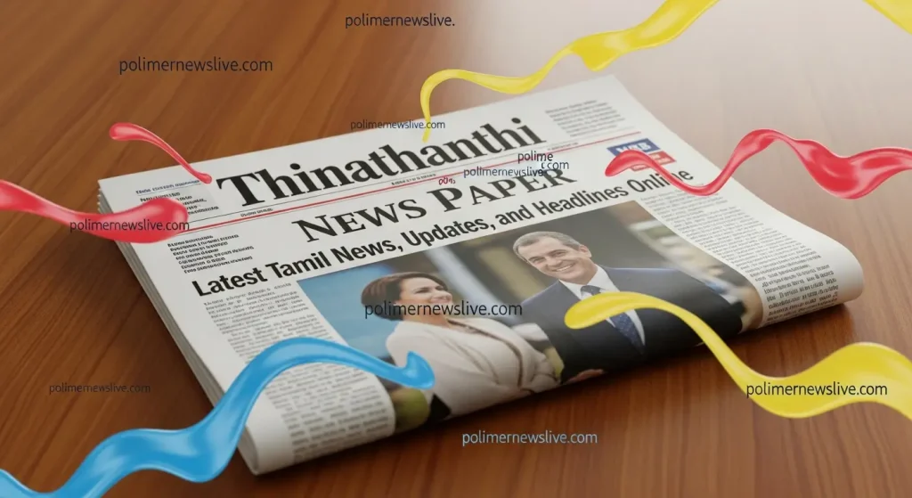Thinathanthi News Paper: Latest Tamil News, Updates, and Headlines Online