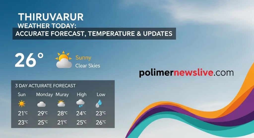 Thiruvarur Weather Today: Accurate Forecast, Temperature & Updates