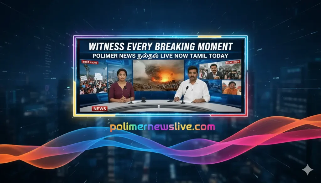 Witness Every Breaking Moment: Polimer News Live Now Tamil Today Polimer News Live Now Tamil Today