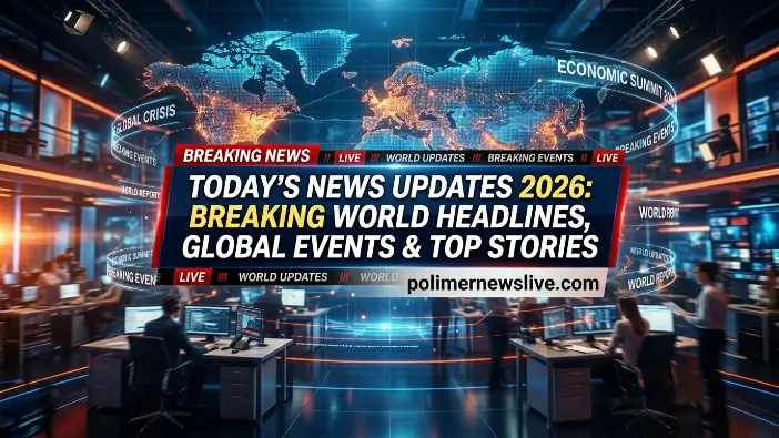 Today’s News Updates 2026: Breaking World Headlines, Global Events & Top Stories Today's news